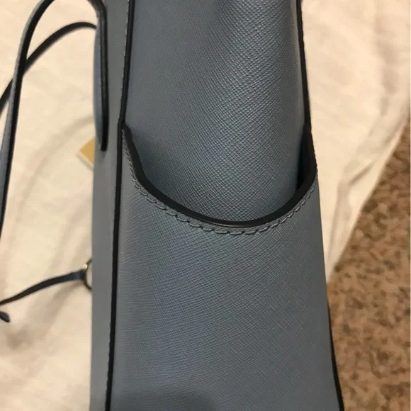 NWT Michael Kors NEW BUNDLE Large Leather Top-Zip Satchel & Matching Billfold - Picture 4 of 15